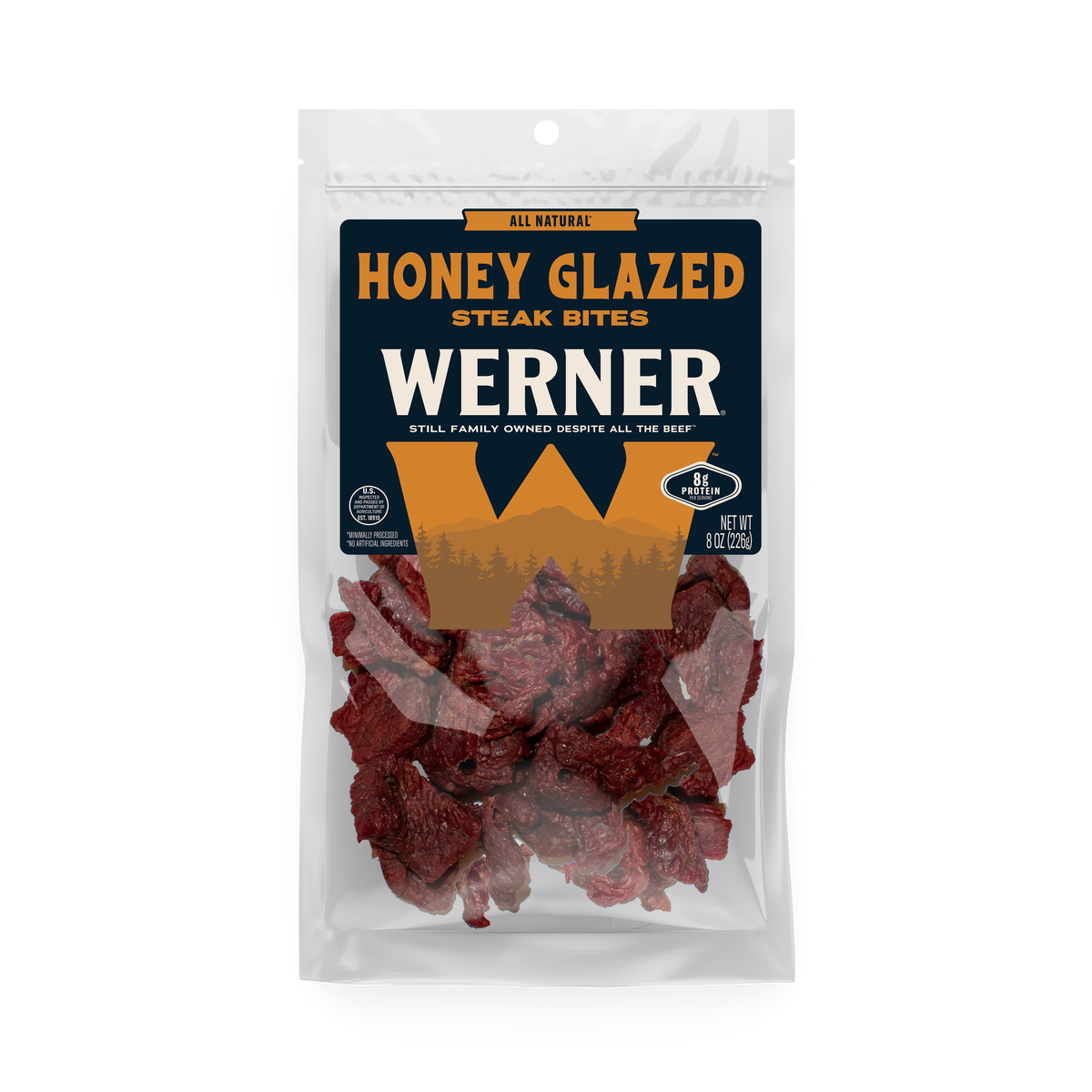 All Natural Honey Glazed Premium Steak Bites – Werner Gourmet Meat