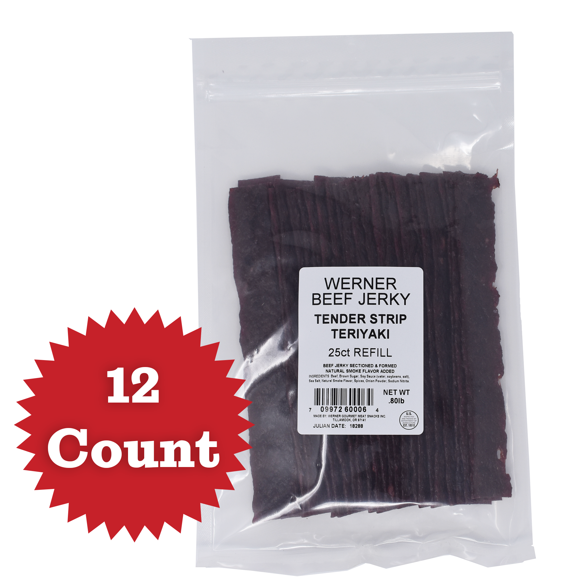 Tender Strip Teriyaki Beef Jerky