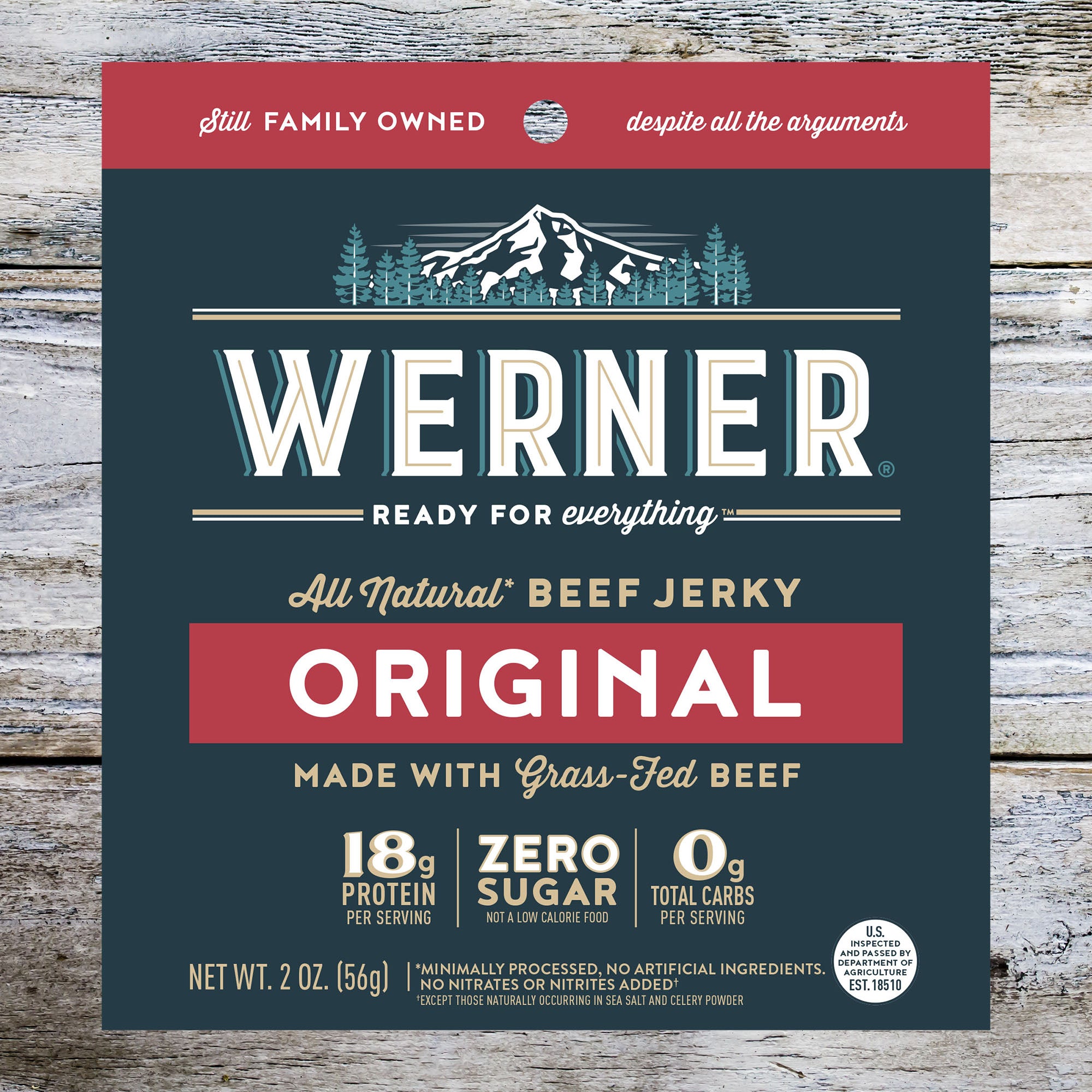 Zero Sugar and Grass-Fed Beef Pair Well in New Jerky from Werner Gourmet Meat Snacks, Inc.