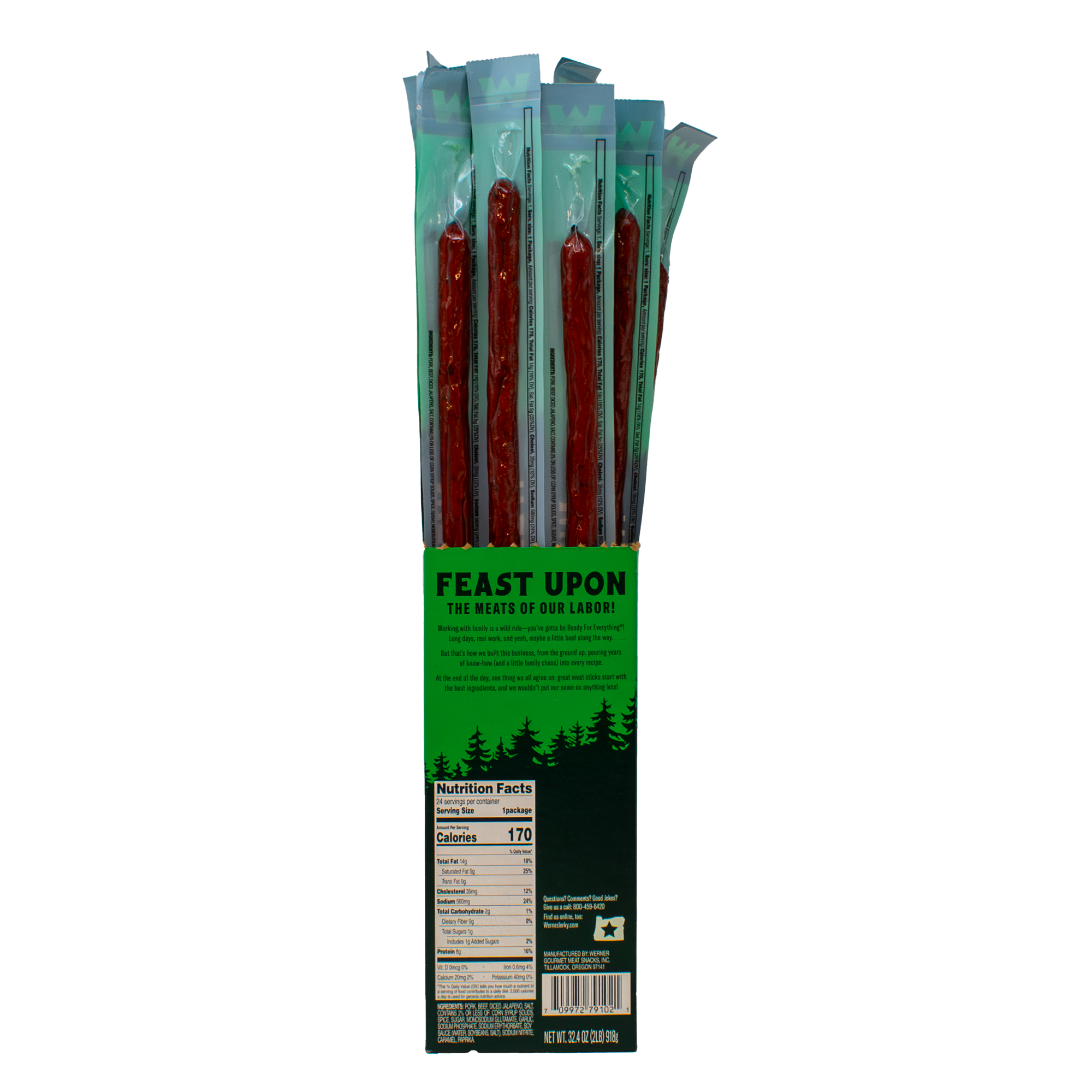 Smoked Jalapeno Meat Sticks