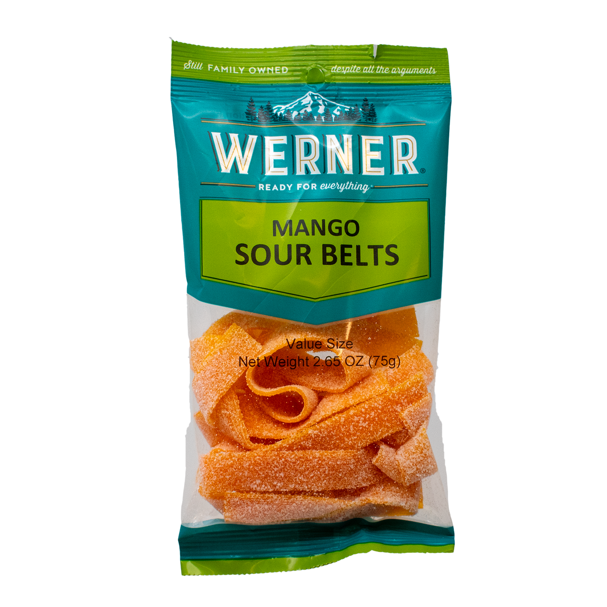 Mango Sour Belts – Werner Gourmet Meat Snacks