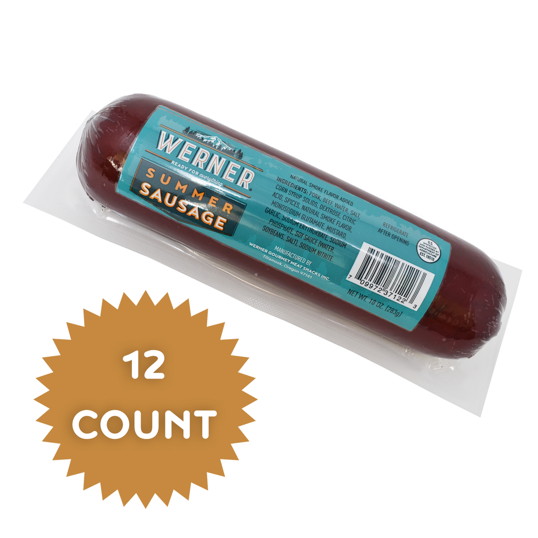 Summer Sausage Werner Gourmet Meat Snacks
